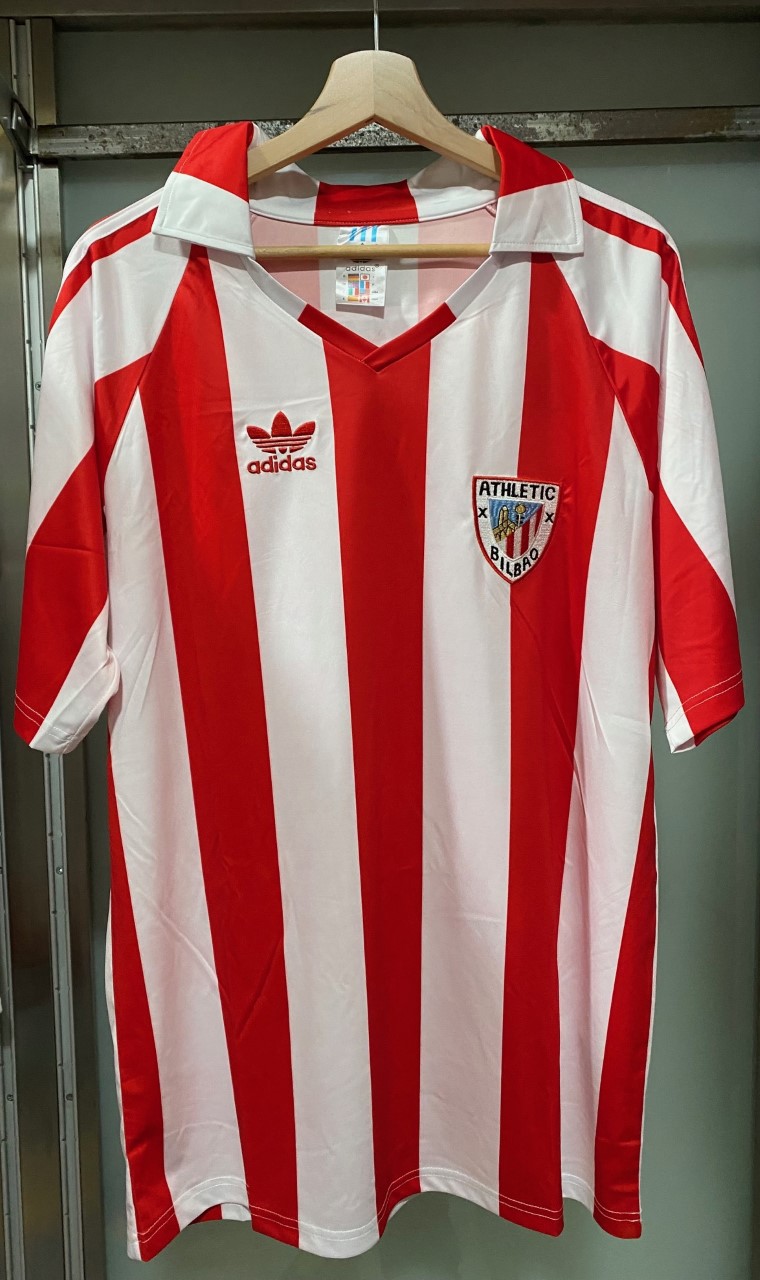 Precursor sensación caballo de Troya 1984 Athletic Bilbao Home Shirt - SOUVENIRS VINTAGE FOOTBALL