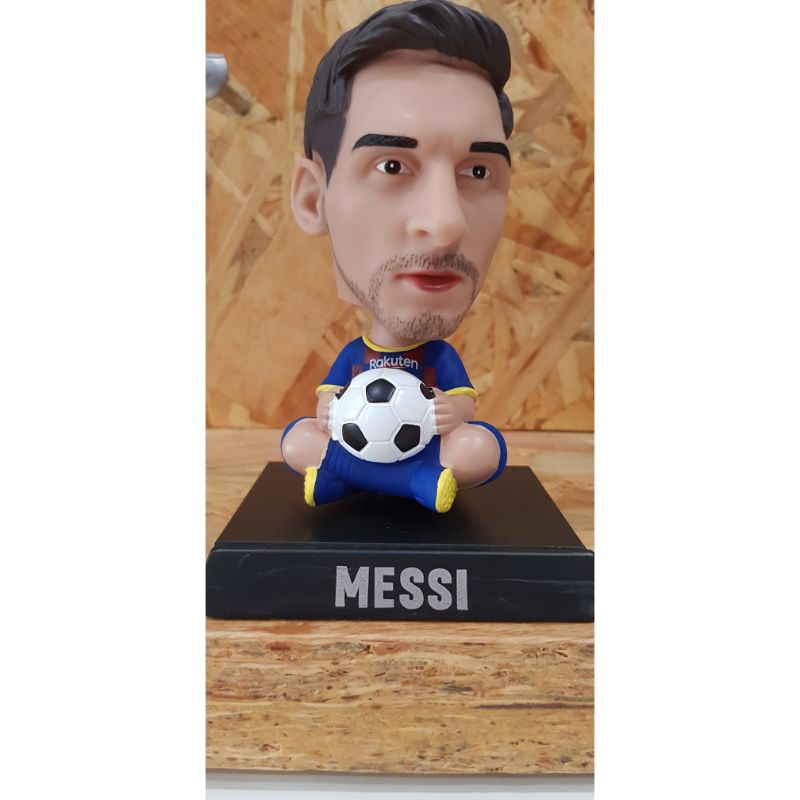 Barcelona Figura Futbol Messi 12 cm para el coche SOUVENIRS VINTAGE