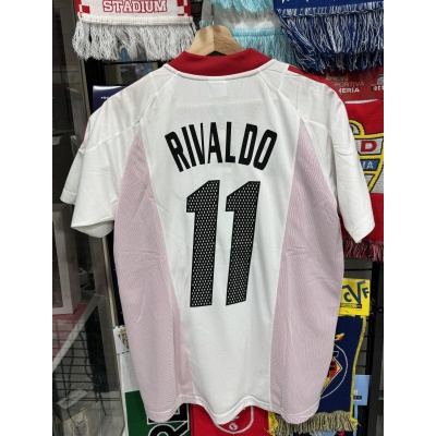 2003 Milan Rivaldo Final Champions Away Shirt