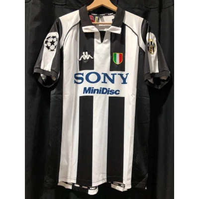 1998 Juventus Final Champions Zidane - Del Piero Home Shirt