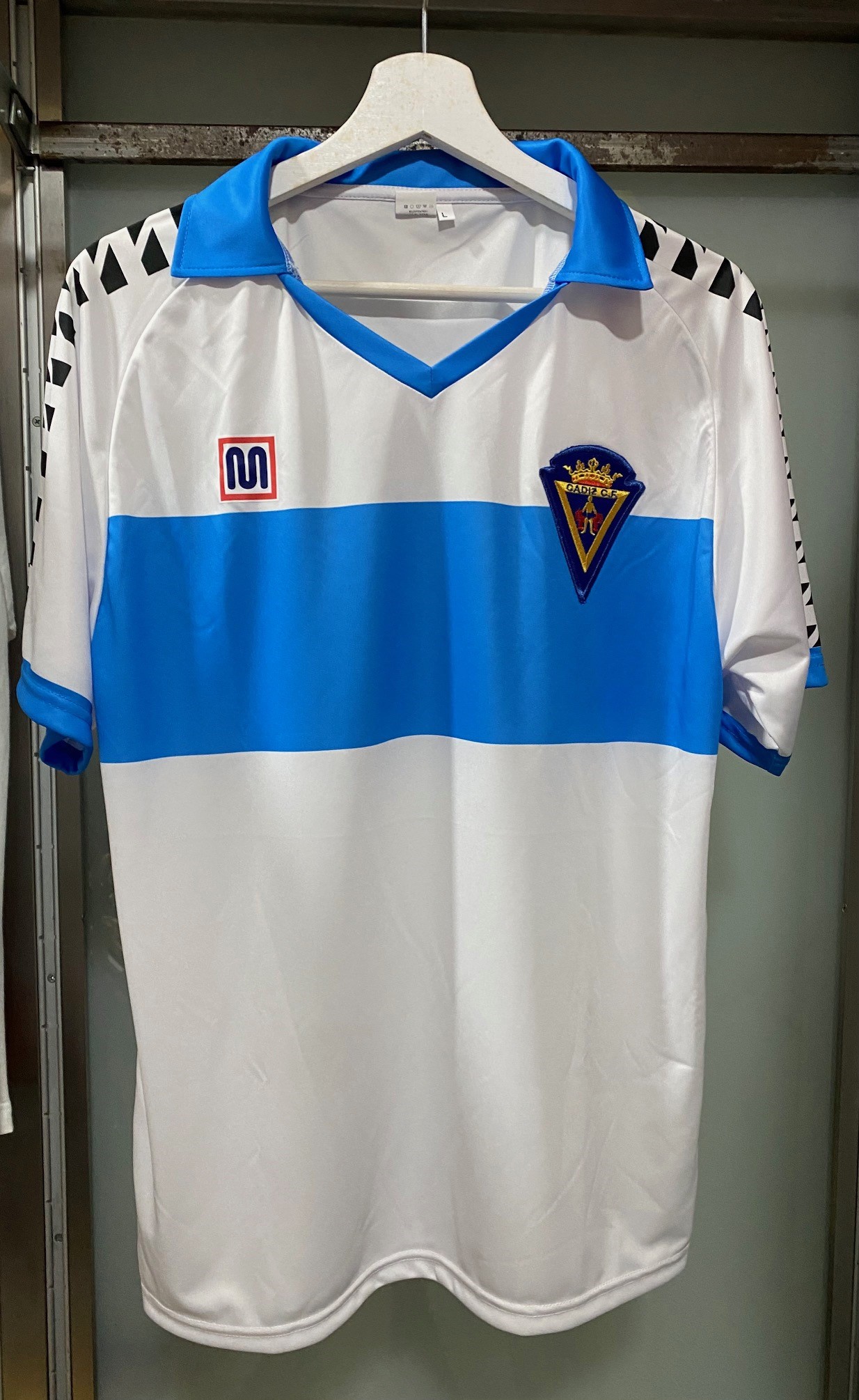 1986 Cadiz Away Shirt SOUVENIRS VINTAGE FOOTBALL