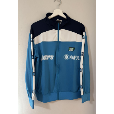 Chaqueta Napoles Maradona Mars azul y blanco